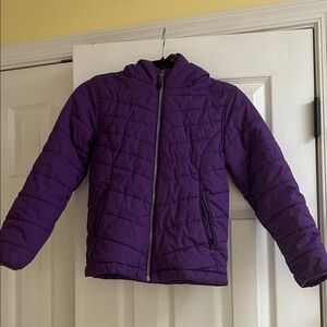DSG Kids' Purple Puffer Jacket